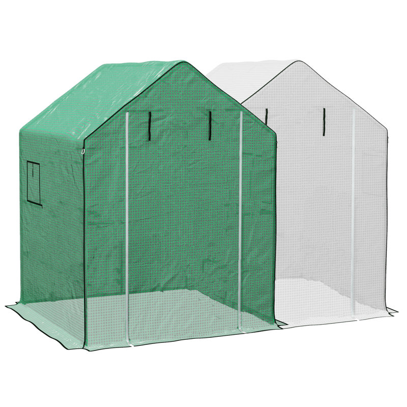 Serre, Vert, H 74,75 po x l 55 po x P 56,25 po
