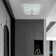 Flausch 8 - Light 60cm Modern Ceiling Light, Dimmable LED Flush Mount with Remote, Rectangle Acrylic Chandelier