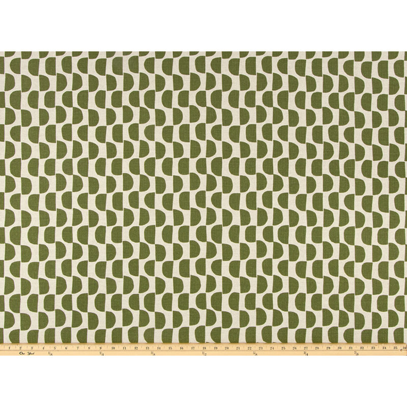 Housse de coussin géométrique vert olive, 21 po x 21 po