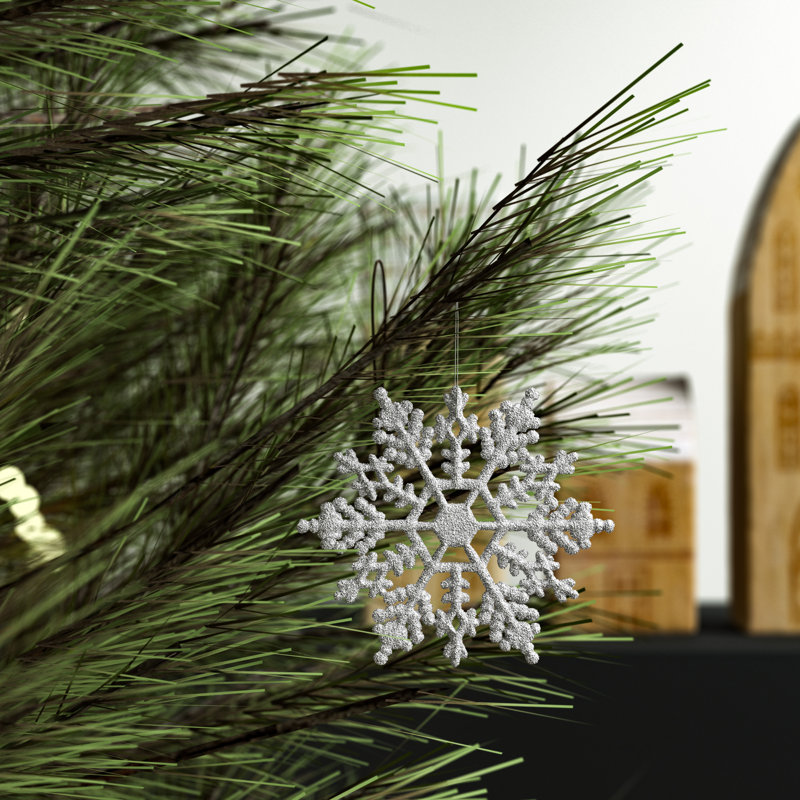 Ornement de Noël flocon de neige, Splendeur argentée
