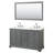 Deborah 80'' Double Bathroom Vanity with Quartz Top with Mirror-98208027-98208028-98208031