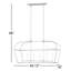 Luminaire suspendu linéaire à 6 lumières pour îlot de cuisine Lilo par Chapman & Myers-49640910