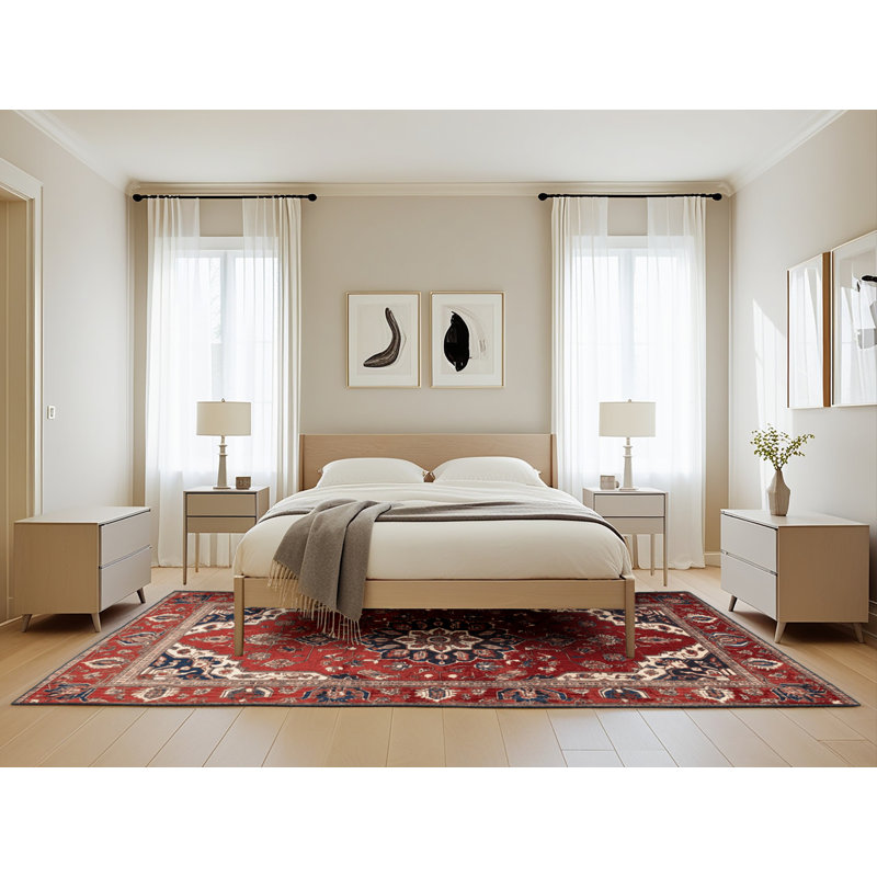 Tapis brun lavable à la machine, Rectangle de 5 pi x 8 pi
