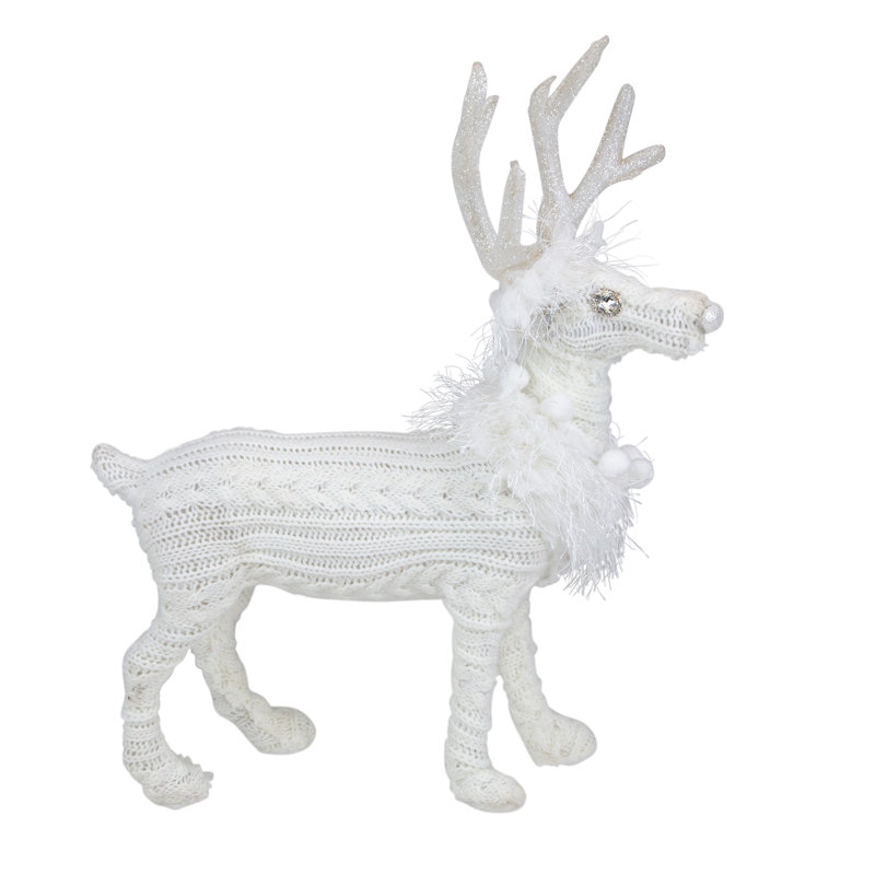 Figurine de Noël renne 13,5 po