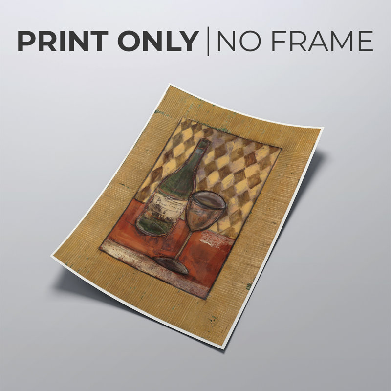 A Fine Wine I - Impression sur toile seulement - NON-CADRE, H 27 po x l 18 po