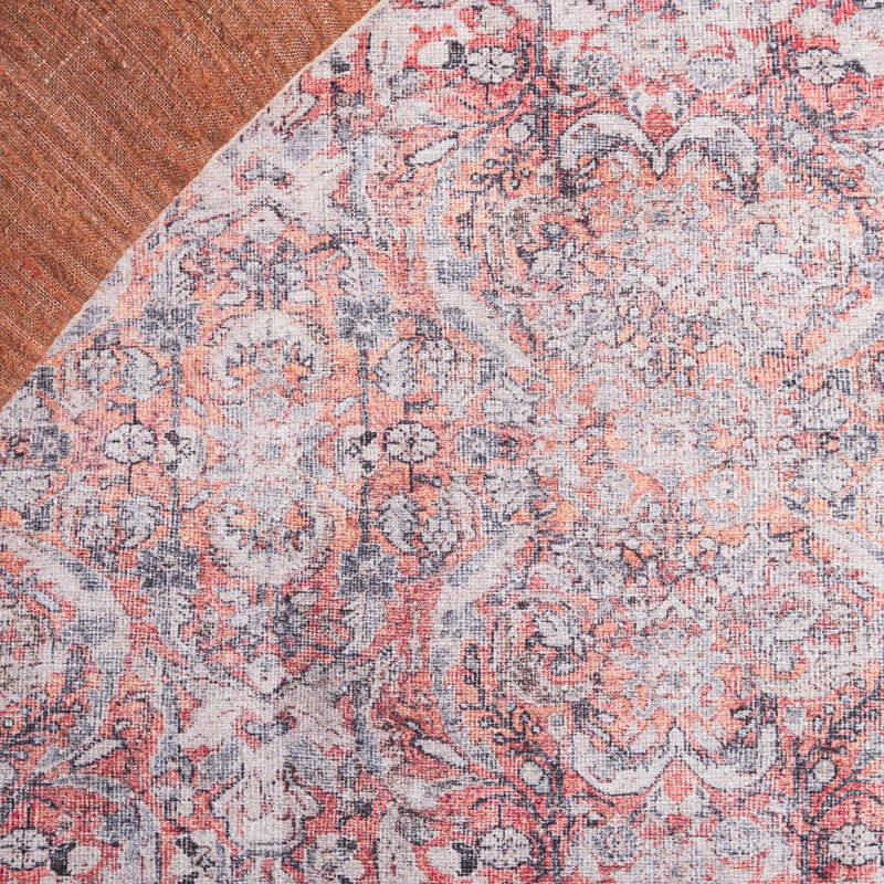 Fera Performance Machine Washable Oriental Rug, Rectangle 5'1" x 7'6"