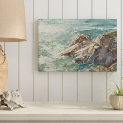«Impasto Ocean View IV», peinture sur toile