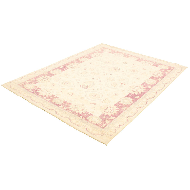 Tapis intérieur en laine 7 pi 11 po x 10 pi 4 po one-of-kind à la main-noué la 2010 ushak Yaak