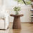 19.7" Small Round Coffee Table & Side Table, Versatile Companion With Warm Wood Texture-914762175