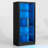Armetha 65" 5-Tier Glass Display Cabinet, Antique Display Cabinet, Three-Color LED Strip with Sensor-287679054