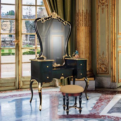 Coiffeuse avec miroir Rococo Isabella