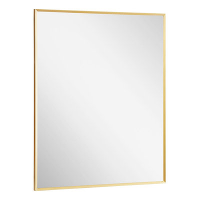 Kardon 30 x 24 Transitional Rectangular Framed Bathroom Wall Mirror