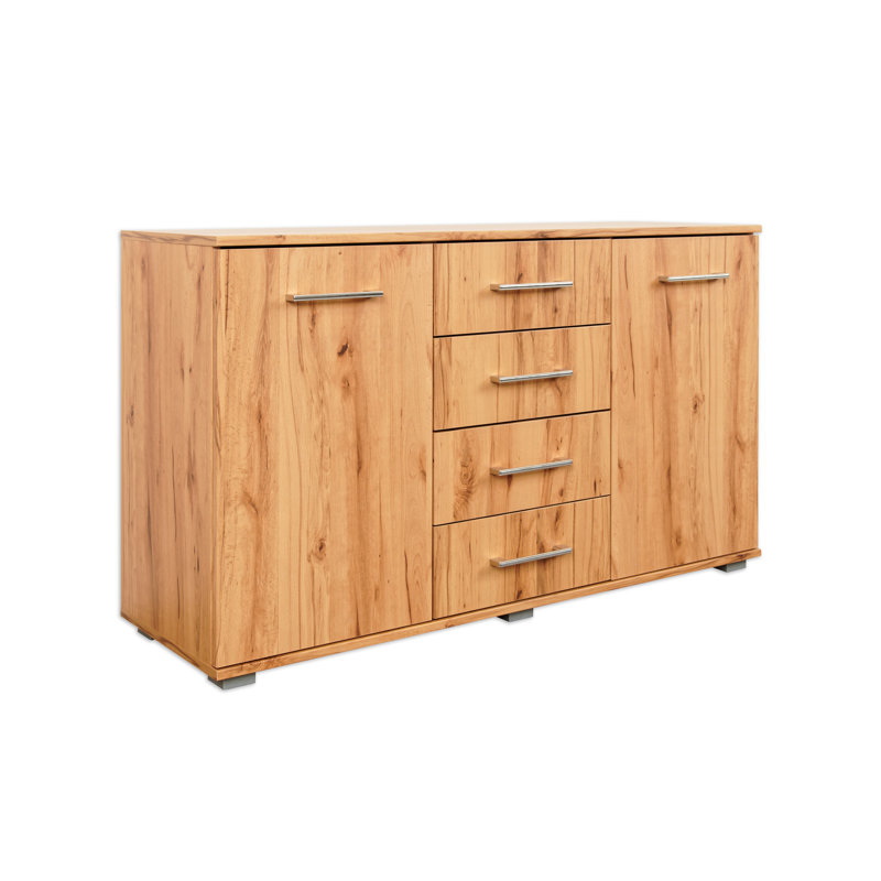 Athar 123cm W 4 - Drawer Chest of Drawers, Nature