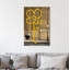 « yellow lines fleur peintre », reproduction d’impression sur toile tendue-27834683