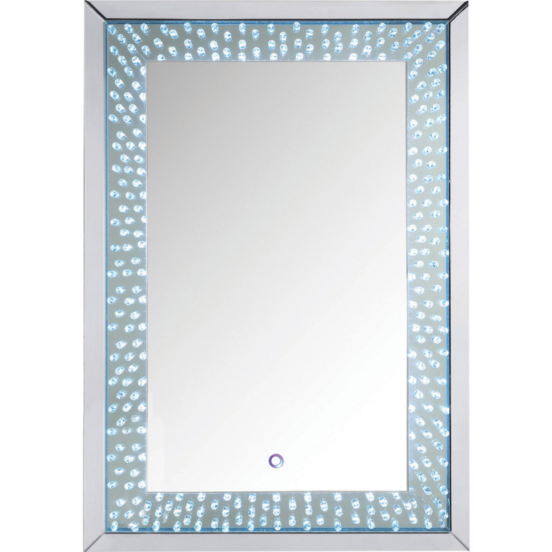 Miroir pleine grandeur à lumières biseautée glam Darroll