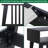 ACACIA 2-Pcs Bedroom Set Kaylin – Solid Wood Platform Bed Frame & Matching Nightstand, Scandinavian Rustic Style, 800 lbs Capacity, No Box Spring, Storage, Easy Assembly-297659913-297659959