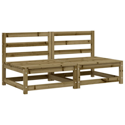 Frida 70cm Wide Wood Patio Sofa