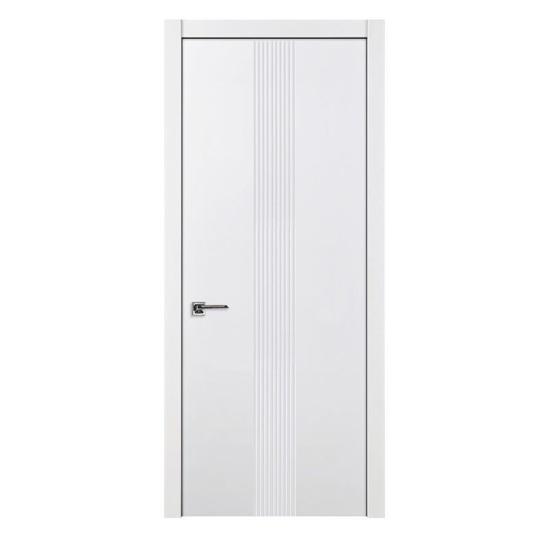 M34 Pre-hung White Laminate Interior Door Left/Right, L 35,75 po x H 80 po, Droite