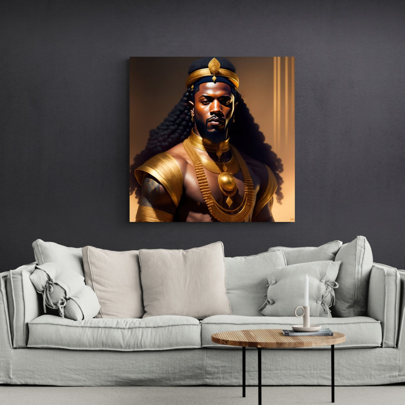 Kendrick Lamar par Stephen Chambers - Photographie sur toile tendue, H 30 po x l 30 po x P 1,5 po
