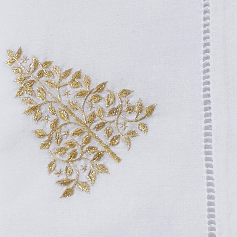 Salcedo Cotton Embroidered Square Napkin