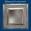 Carreau de plafond en métal argenté 2 pi x 2 pi