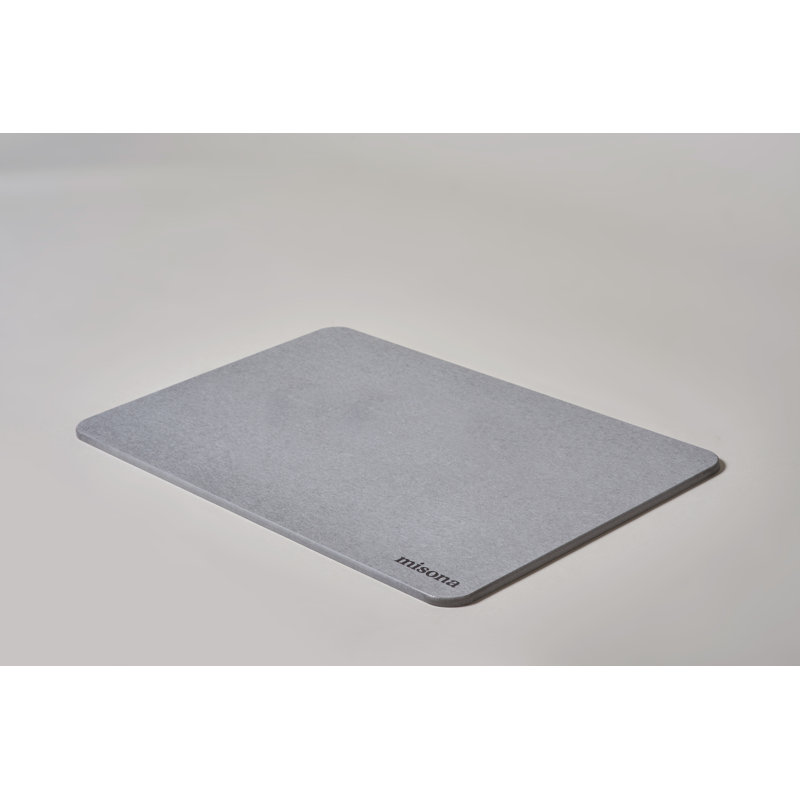 Misona Diatomite Stone Bath Mat, Grey