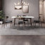 Small rectangular dining table and chair