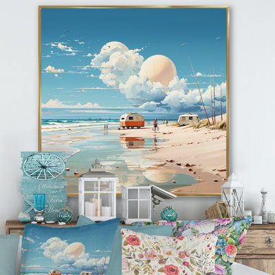 Beachside Camping Getaway 2 - Fruits Wall Art