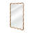 30"x40" Yellowish Brown Wavy Rectangle Solid Wood Frame Decorative Mirror for Home-787028708-787028706