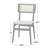 Jordanas Upholstered Dining Chair with Wicker/Rattan Frame 