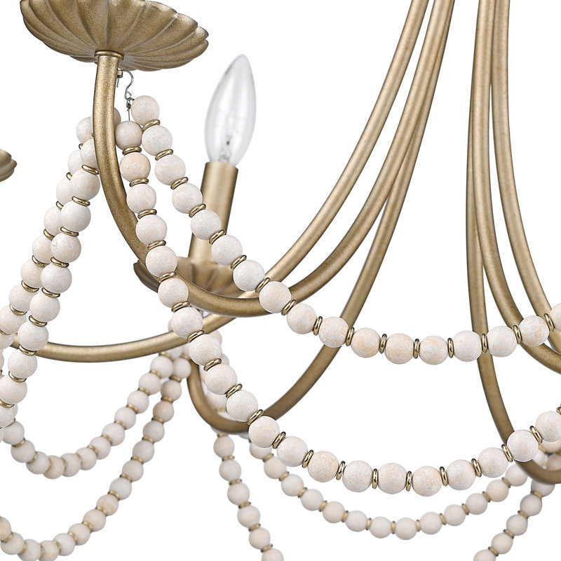 Lustre géométrique unique à 6 lumières Gabrail