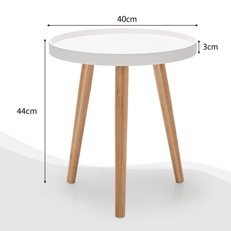 Akimos Tray Top End Table
