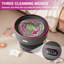 Mini machine à laver pliante portative 13L avec essoreuse et 3 modes de nettoyage, laveuse à linge compacte pour appartements, dortoirs, camping-car, camping, voyage et maison, noir / mauve-138417775