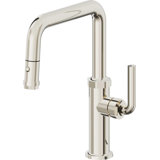 Descanso Kitchen Pull-Down Kitchen Faucet With Button Sprayer - Quad Spout