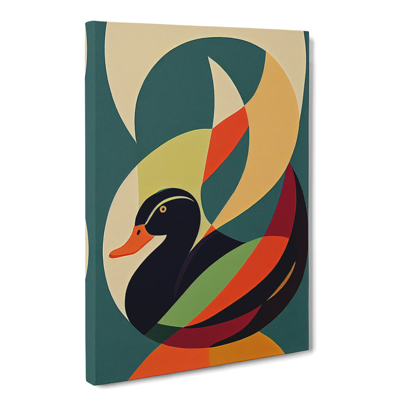Tarryn Duck Nouveau Vol.2 - Wrapped Canvas, 60cm H x 40cm W x 3cm D
