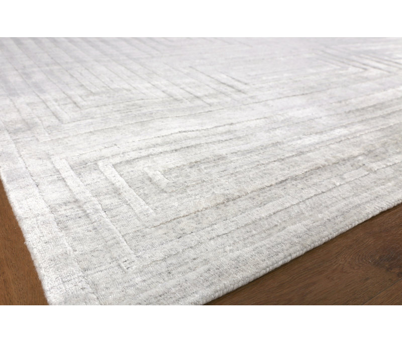 Castelli Geometric Area Rug in Ivory, Rectangle 8' x 10'