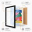 Chromatic Rhythms Geometric - Framed Print-877699829-877699834