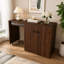 Bureau multifonctionnel pliable de 47 pouces avec miroir, table de maquillage 3 en 1, tabouret de rangement, roulettes verrouillables pour chambre à coucher et appartement