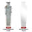 DeGrailly Crystal Glass Floor Vase-1253375155