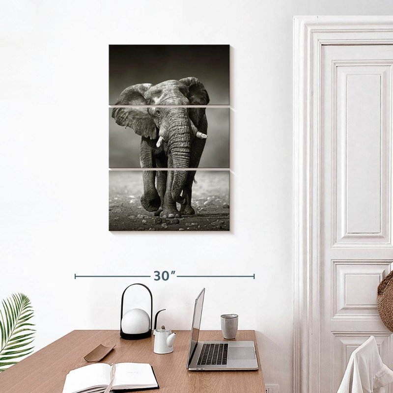 Brampt Namibian Elephant, 32" H x 20" W