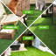 Tapis d'extérieur pour animaux de compagnie avec pelouse artificielle 3,28 pi * 16,4 pi avec trous de drainage pour terrasse