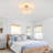 3-light Modern Drum Linen Semi Flush Mount Ceiling Light-1518502456