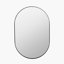 Stainless Steel Oval Wall Mirror-98249879