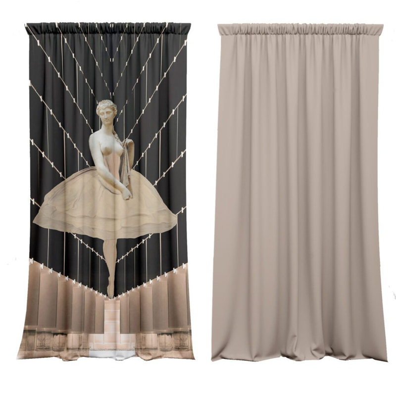 Deshaunda Velvet Blackout Curtain Panel Pair, 148cm x 300cm