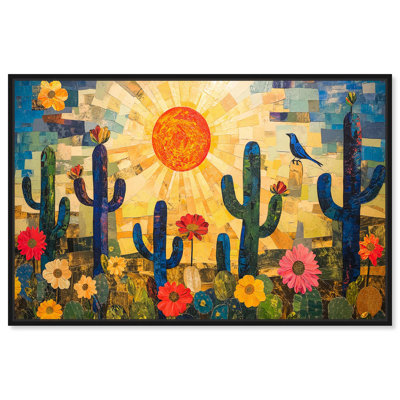 Blooming in the Barren Canvas Modern Western Art by Art Remedy