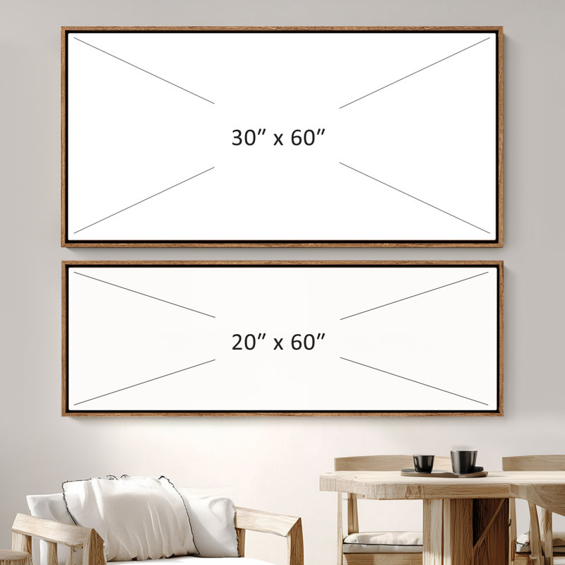 Framed Canvas Wall Art - Expressive Abstract Botanical Forms with Earthy and Pastel Accents - 16"x24", 24"x36", Natural