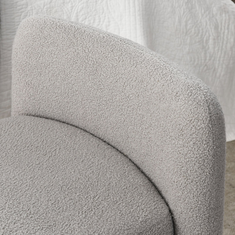 Banc rembourré Clemie, gris