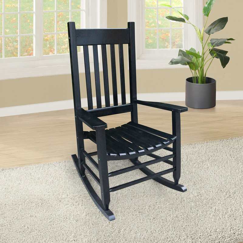 Chaise berçante Efim, Noir
