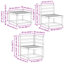  Outdoor Sofa Set Sectional Garden Furniture Terrace Seating Modern