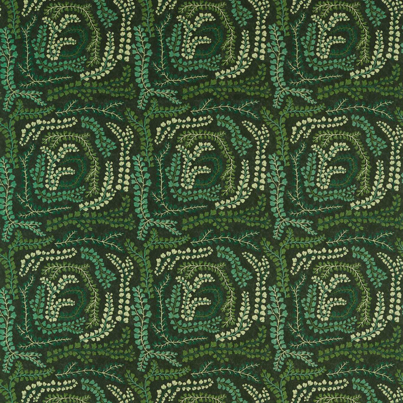 Fayola Fabric, Fig Leaf/Clover/Succulent